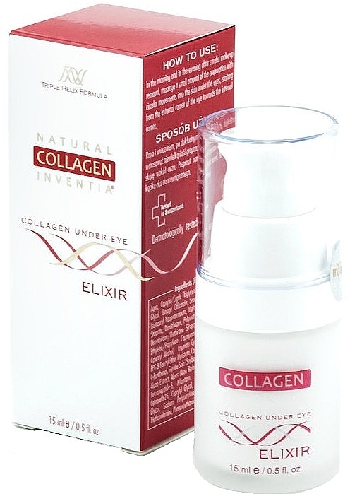 Eliksir do skóry wokół oczu - Natural Collagen Inventia Under Eye Elixir — Zdjęcie N1
