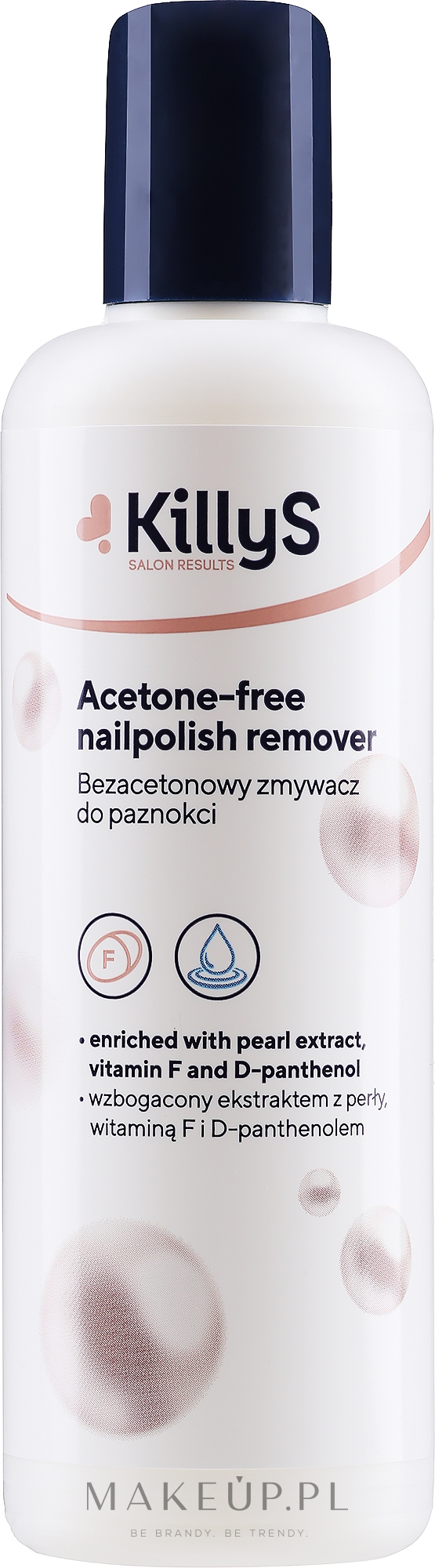 Bezacetonowy zmywacz do paznokci - KillyS Acetone-Free Nail Polish Remover — Zdjęcie 150 ml