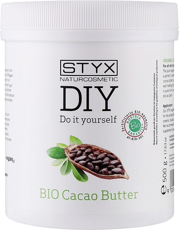 Organiczne masło kakaowe - Styx Naturcosmetic DIY Bio Cacao Butterr — Zdjęcie N1