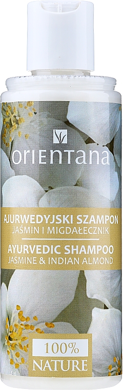 Ajurwedyjski szampon do włosów Jaśmin i migdałecznik - Orientana