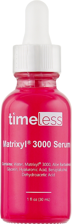 Serum przeciwstarzeniowe do twarzy - Timeless Skin Care Serum Matrixyl 3000 + Hyaluronic Acid — Zdjęcie N1