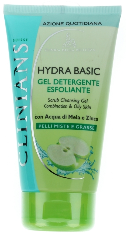 Oczyszczający żel-scrub do twarzy - Clinians Gel Detergente Esfoliante — Zdjęcie N1