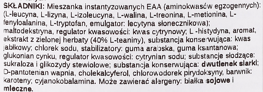 Aminokwasy Pomarańcza + jabłko - Nutrend EAA Mega Strong Powder — Zdjęcie N2