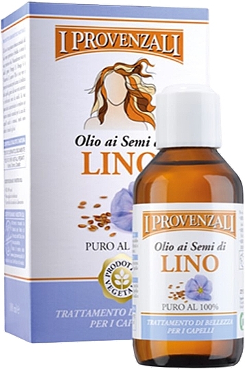 Olej lniany do włosów - I Provenzali Pure Linseed Oil — Zdjęcie N1
