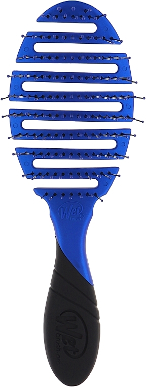 Szczotka do suszenia włosów z miękką rączką, niebieska - Wet Brush Pro Flex Dry Royal Blue — Zdjęcie N1