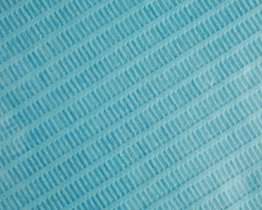 Podkładki papierowe do manicure, niebieskie, 40x32 cm, 50 szt - Tufi Profi Premium — Zdjęcie N2