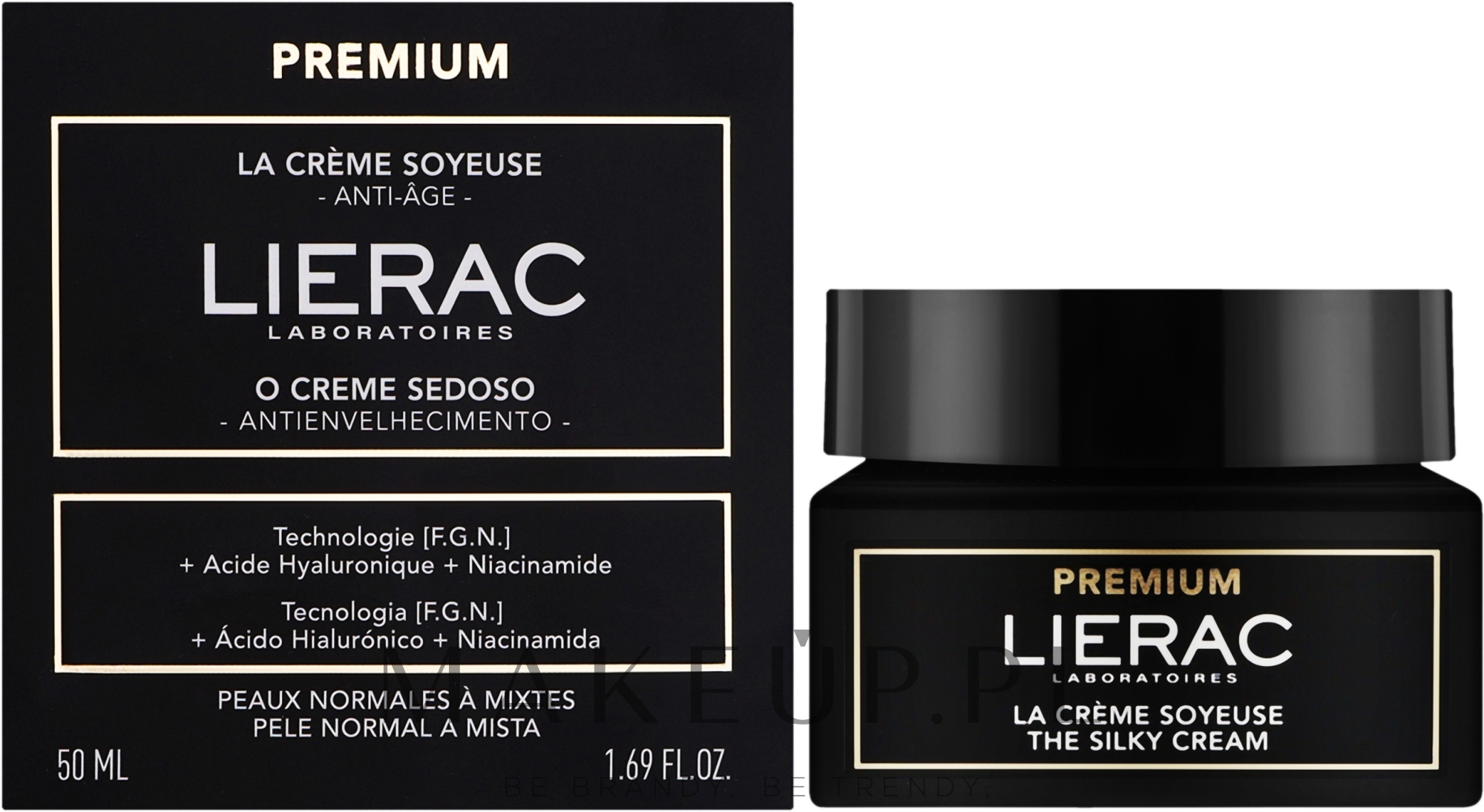 Krem przeciwstarzeniowy do twarzy - Lierac Premium The Silky Cream — Zdjęcie 50 ml