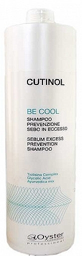 Balansujący szampon do przetłuszczającej się skóry głowy i włosów - Oyster Cosmetics Cutinol Be Cool Shampoo — Zdjęcie N3