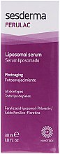 Liposomowe serum do twarzy redukujące objawy fotostarzenia - SesDerma Laboratories Ferulac Serum — Zdjęcie N2