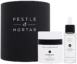 Zestaw - Pestle & Mortar Hydrating Duo Gift Set (f/cr/50ml + f/ser/30ml) — Zdjęcie N1