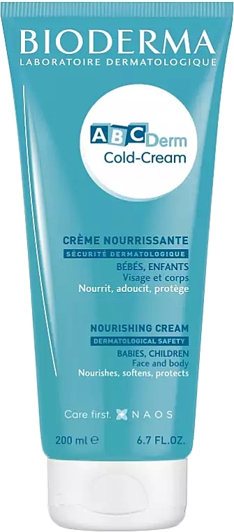 Krem do ciała i twarzy dla dzieci - Bioderma ABCDerm Cold-Cream Nourishing Face And Body Cream — Zdjęcie N3