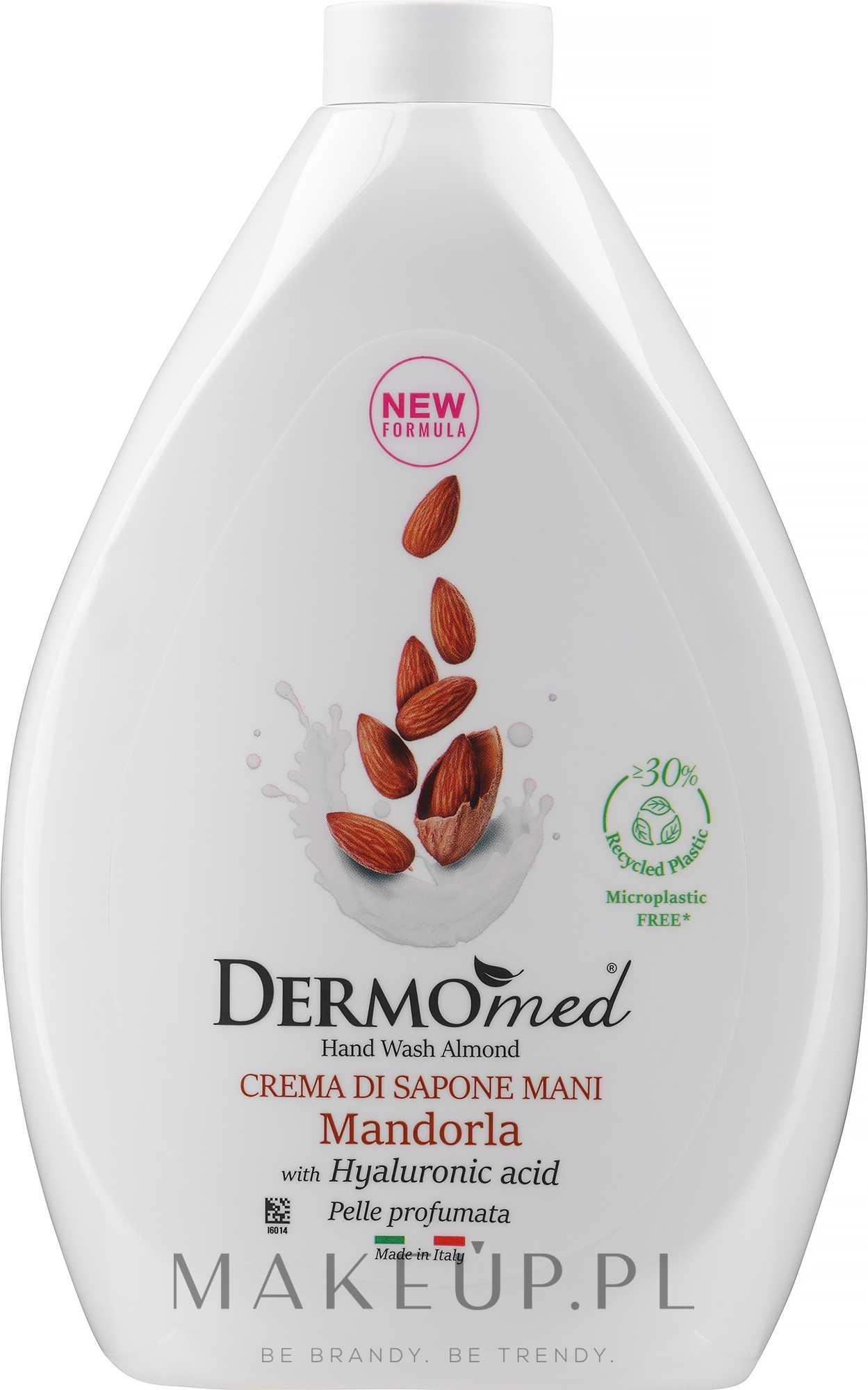 Krem-mydło Masło shea i migdał - Dermomed Cream Soap Karite and Almond (uzupełnienie) — Zdjęcie 1000 ml