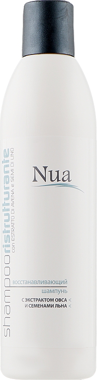 Regenerujący szampon z wyciągiem z owsa i nasion lnu - Nua Shampoo Ristrutturante