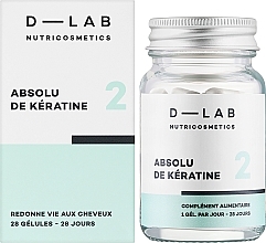 Suplement diety Pure Keratin - D-Lab Nutricosmetics Pure Keratin — Zdjęcie N2