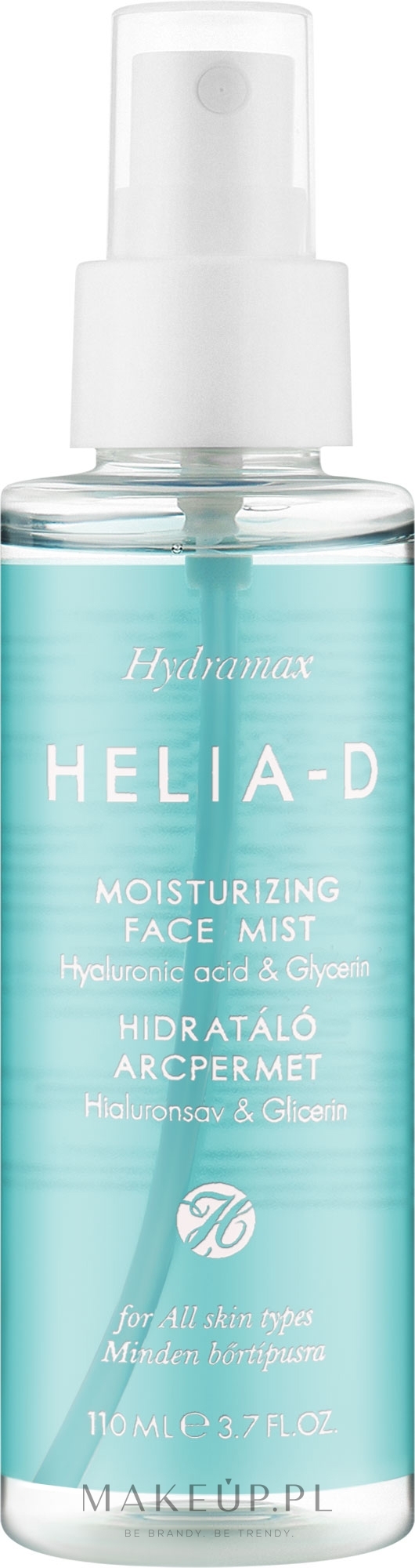 Nawilżająca mgiełka do twarzy - Helia-D Hydramax Moisturizing Face Mist — Zdjęcie 110 ml