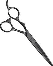 Nożyczki fryzjerskie dla leworęcznych 5,75" - Olivia Garden SilkCut PRO Matt Black 5,75" — Zdjęcie N1