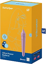 Miniwibrator, liliowy - Satisfyer Ultra Power Bullet 8 Lilac Vibrator — Zdjęcie N2
