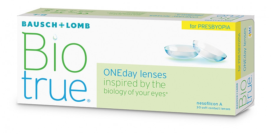 Soczewki jednodniowe, 90 szt. - Bausch & Lomb Biotrue ONEday for Presbyopia High — Zdjęcie N1