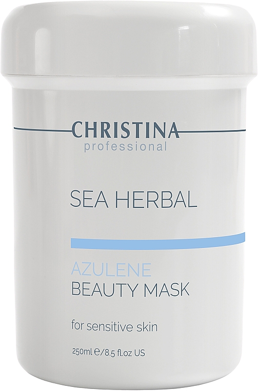 Azulenowa maska upiększająca do skóry wrażliwej - Christina Sea Herbal Beauty Mask Azulene — Zdjęcie N3