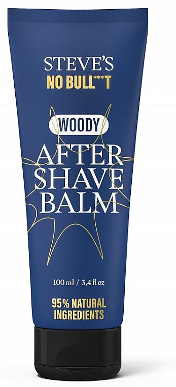 Balsam po goleniu - Steve?s No Bull***t Woody After Shave Balm — Zdjęcie N1