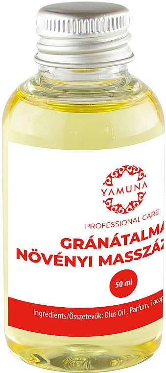 Olejek do masażu Granat - Yamuna Pomegranate Plant Based Massage Oil — Zdjęcie N1