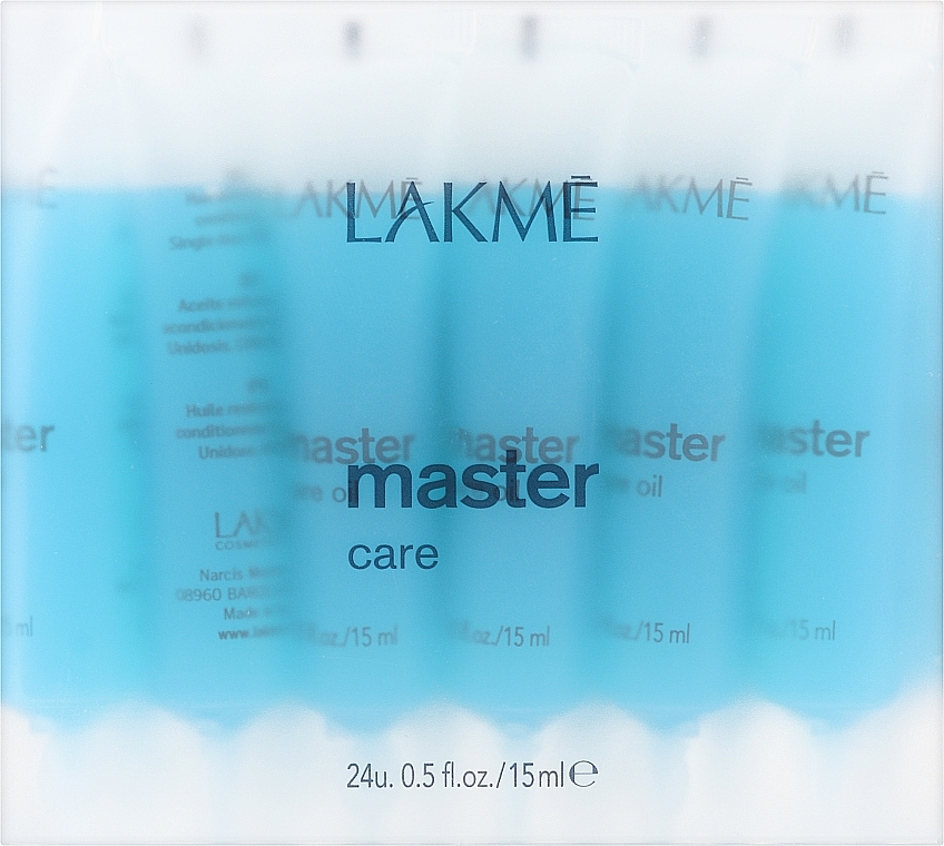 Regenerujący olejek do włosów - Lakmé Master Care Oil — Zdjęcie N3