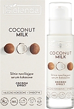 Silnie nawilżające serum kokosowe - Bielenda Coconut Milk Strongly Moisturizing Coconut Serum — Zdjęcie N2