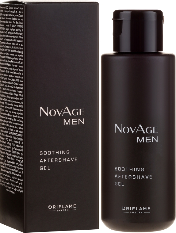 Kojący krem po goleniu - Oriflame NovAge Men Soothing Aftershave Gel — Zdjęcie N1