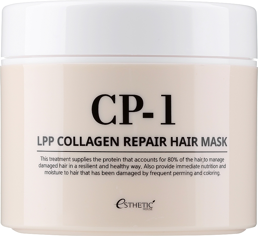 Maska do włosów z kolagenem - Esthetic House CP-1 LPP Collagen Repair Hair Mask — Zdjęcie N1