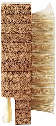 Zestaw - Nudo Nature Made Bamboo Essentials (cotton buds 200 pcs + h/brush + n/brush + toothbrush + bag) — Zdjęcie N5