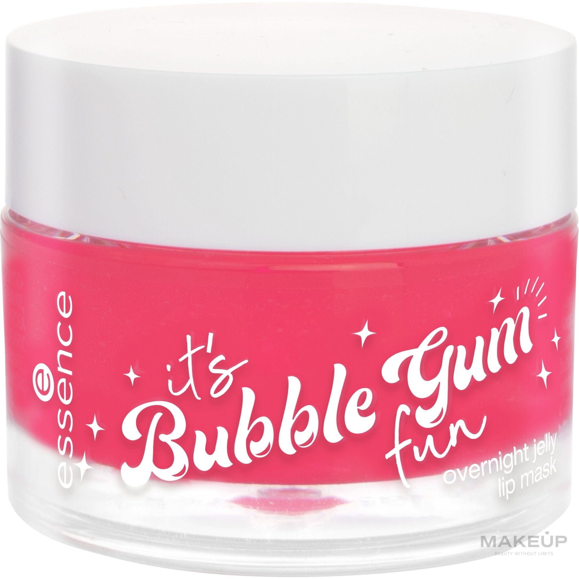 Maska do ust na noc - Essence Its Bubble Gum Fun Overnight Jelly Lip Mask Gummylicious — Zdjęcie 8 g