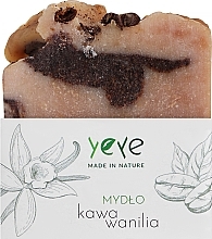 Naturalne mydło w kostce ręcznie robione Kawa i wanilia - Yeye — Zdjęcie N2