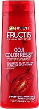 PRZECENA! Szampon wzmacniający do włosów farbowanych i z pasemkami - Garnier Fructis Goji Color Resist * — Zdjęcie N8