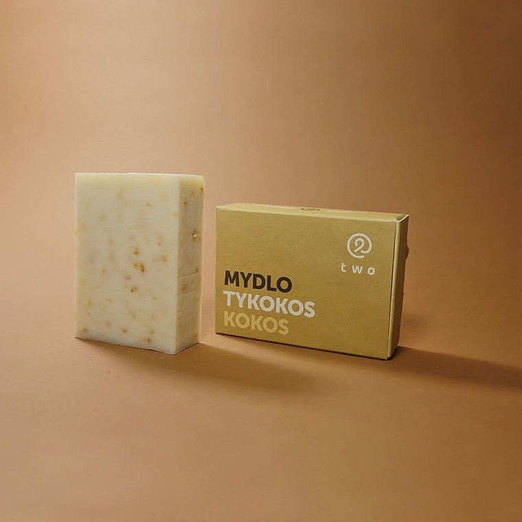 Mydło w kostce Kokos - Two Cosmetics Tykokos Solid Soap — Zdjęcie N3