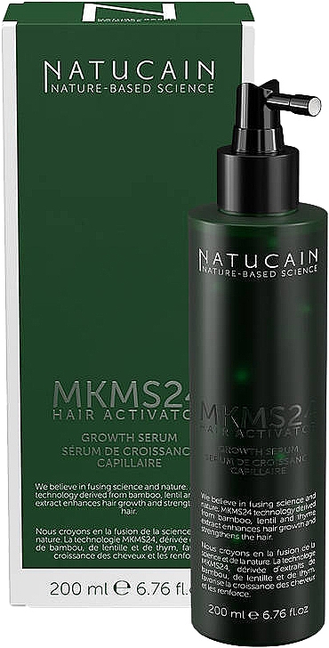 Naturalny aktywator wzrostu włosów - Natucain MKMS24 Hair Activator — Zdjęcie N2