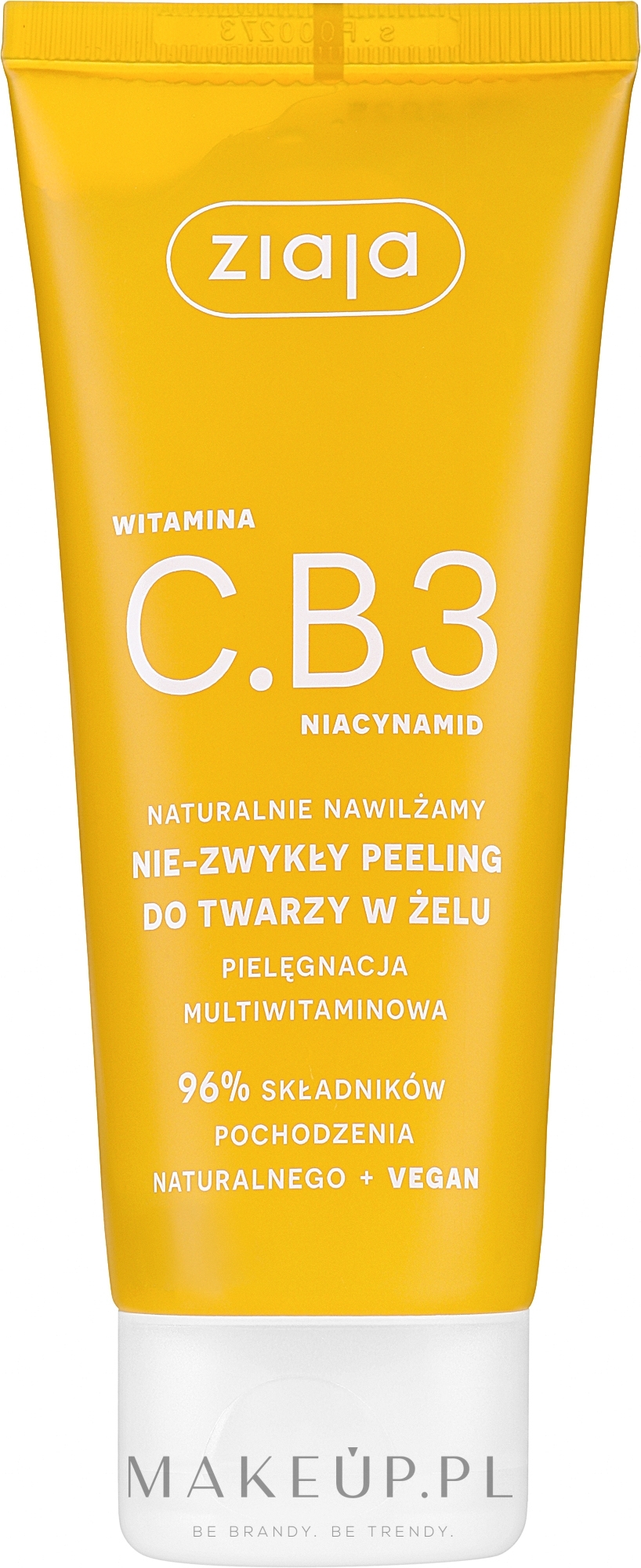 Peeling do twarzy w żelu - Ziaja Vitamin C.B3 Niacinamide — Zdjęcie 100 ml