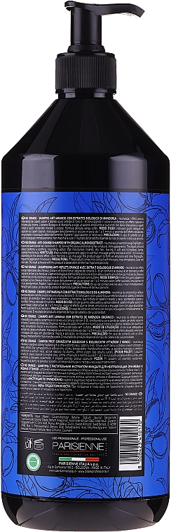 Szampon do włosów z ekstraktem z migdałów neutralizujący odcień pomarańczy i miedzi - Black Professional Line Platinum No Orange Shampoo With Organic Almond Extract — Zdjęcie N4