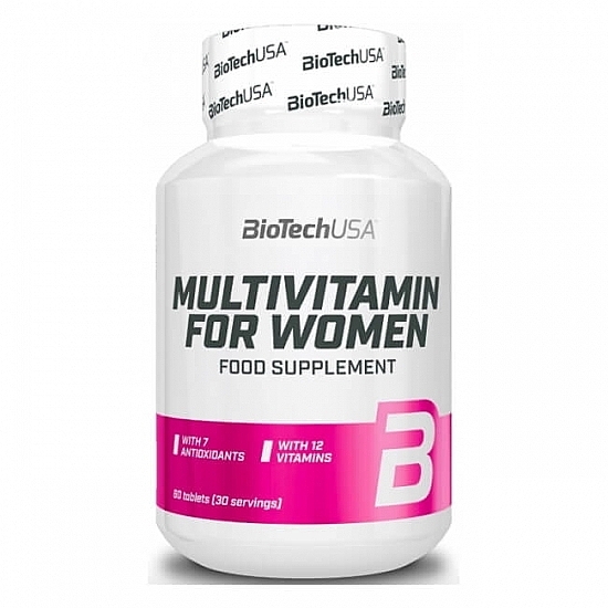 Kompleks witamin dla kobiet - BiotechUSA Multivitamin for Women — Zdjęcie N1