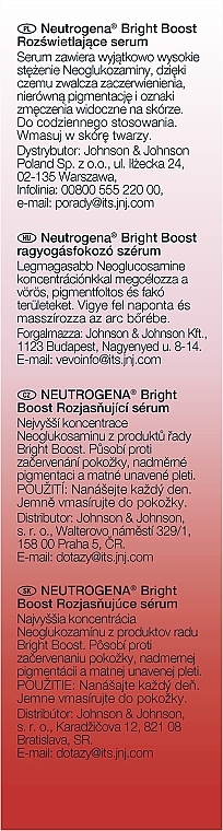 Rozświetlające serum do twarzy - Neutrogena Bright Boost Illuminating Serum — Zdjęcie N3