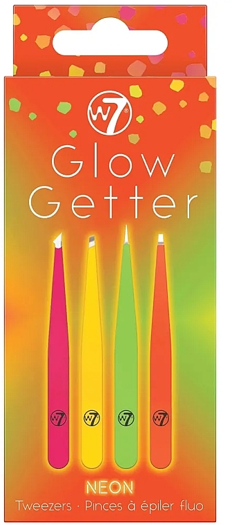 Zestaw neonowych pęset - W7 Glow Getter Neon Tweezer Set — Zdjęcie N1
