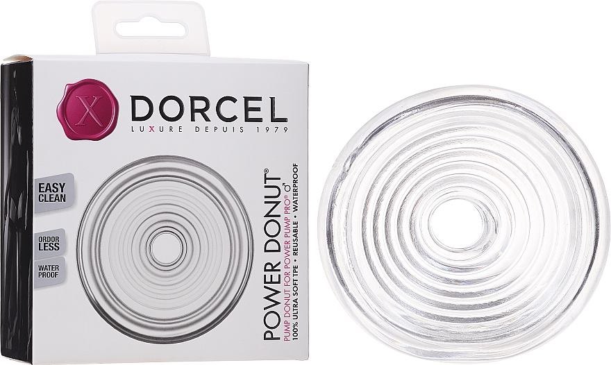 Wymienny pierścień silikonowy do pompki - Marc Dorcel Power Donut — Zdjęcie N1