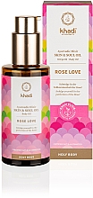 Odmładzający olejek do ciała - Khadi Ayurvedic Elixir Skin & Soul Oil Rose Love — Zdjęcie N2