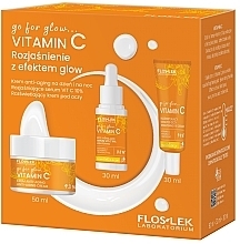 Kup Zestaw - Floslek Vitamin C Go For Glow Anti-Aging (f/cr/50ml + eye/cr/30ml + f/ser/30ml)