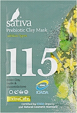 Kup Maseczka mineralna do twarzy z prebiotykiem - Sativa Extra Care Prebiotic Clay Mask