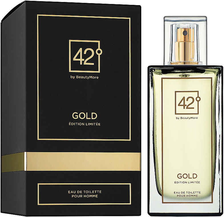 42° by Beauty More Gold Edition Limitée Pour Homme - Woda toaletowa — Zdjęcie N2