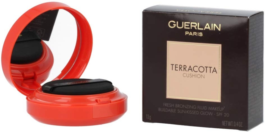 Brązujący podkład do twarzy - Guerlain Terracotta Cushion Fresh Bronzing Fluid Makeup SPF 20 — Zdjęcie N1