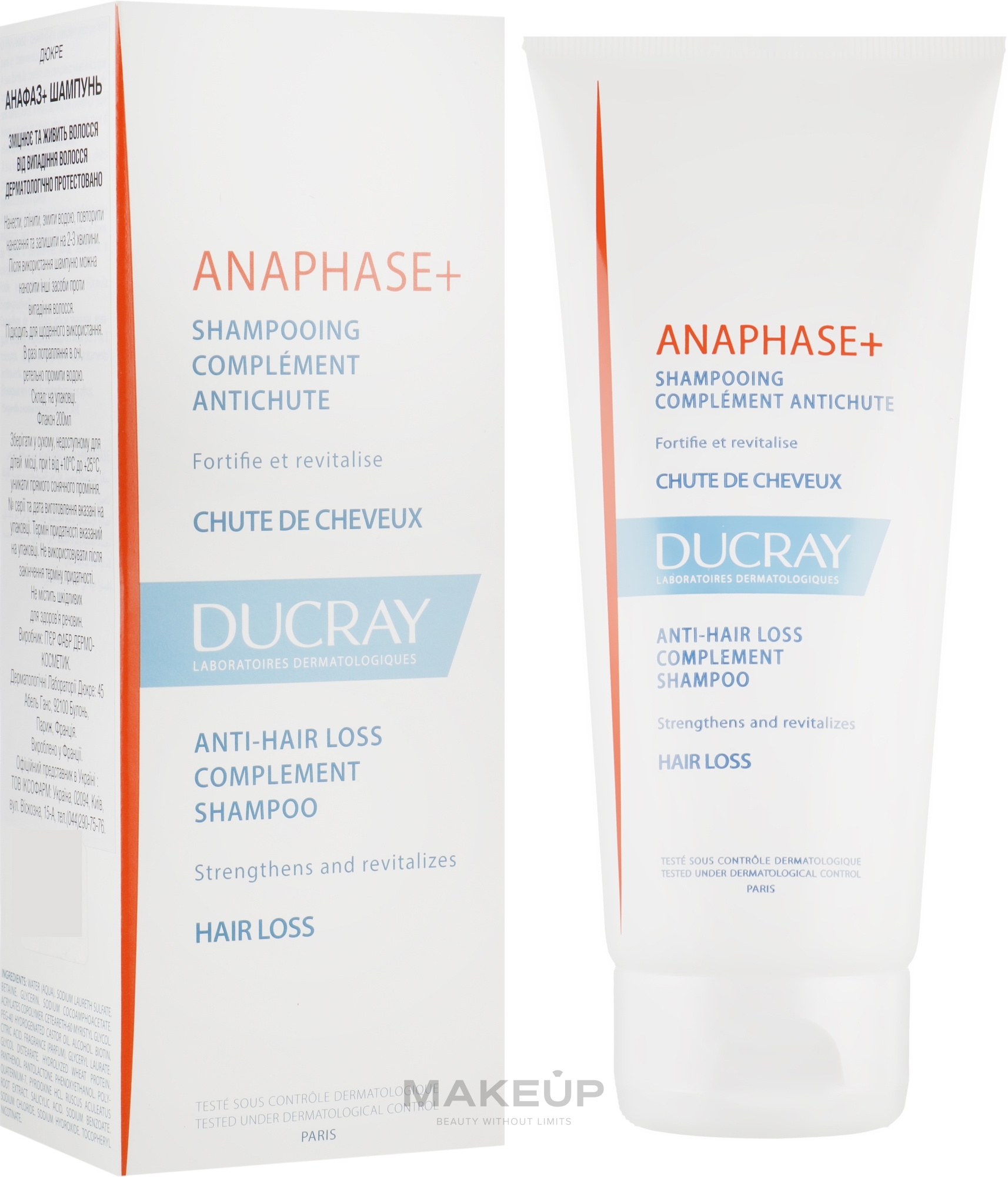 Stymulujący szampon przeciw wypadaniu włosów - Ducray Anaphase — Zdjęcie 200 ml