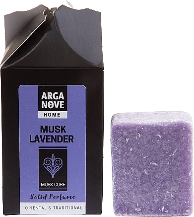 Kostka zapachowa do domu - Arganove Solid Perfume Cube Musk Lavender — Zdjęcie N2
