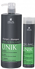 Szampon do włosów przetłuszczających się dla mężczyzn - Arual Unik Sebum Balance Shampoo — Zdjęcie N3