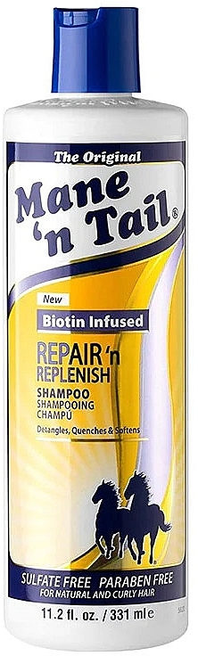Regenerujący szampon do włosów z biotyną - Mane 'n Tail The Original Biotin Infused Repair 'n Replenish Shampoo — Zdjęcie N1